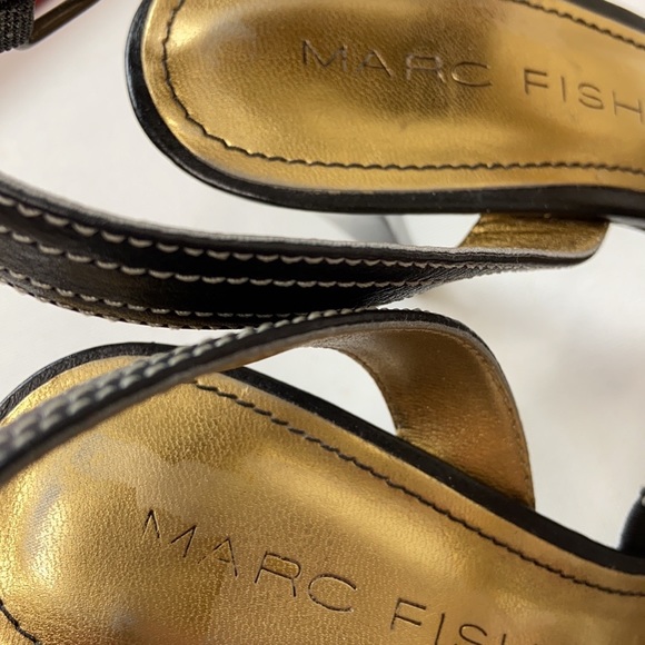 Marc Fisher Open Toe Leather Shoes - Picture 9 of 11